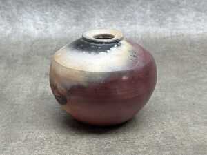 Three studio pottery vases. - 4