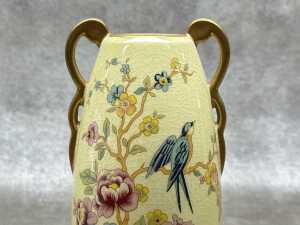 Carlton Ware twin-handled porcelain vase - 2