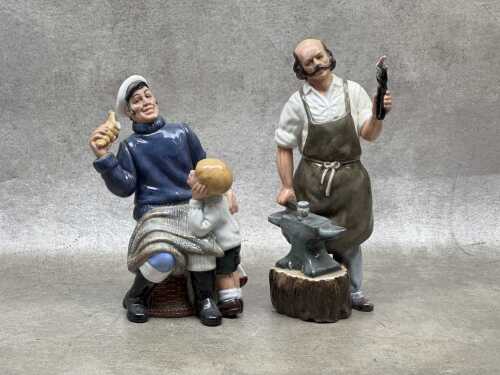 Two Royal Doulton porcelain figures