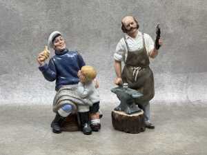 Two Royal Doulton porcelain figures