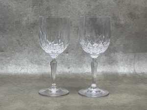 Pair of Waterford crystal goblets