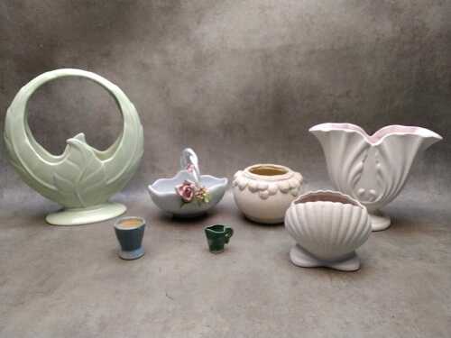 Mid-century Australian and English ceramics including Juckert, Burleigh and Rawson vases