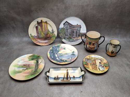 Assorted Royal Doulton Series Ware porcelain