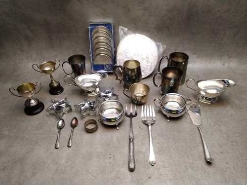 Silver-plated kitchen and servingware