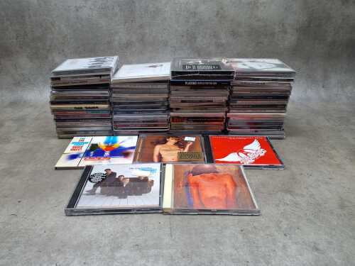 CDs, mostly '80s and '90s, including Eurythmics, Depeche Mode, Cowboy Junkies