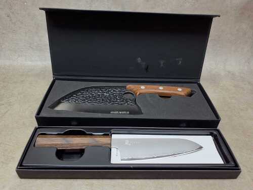 Two Japanese chef's knives