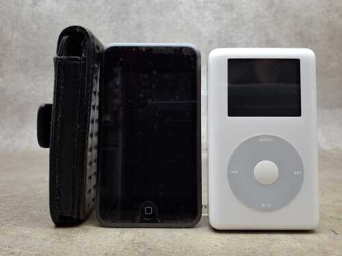 Two Apple iPods