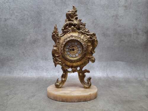 Vintage Goldbuhl Rococo style alarm clock
