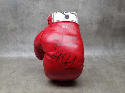 Jeff Fenech signed boxing glove