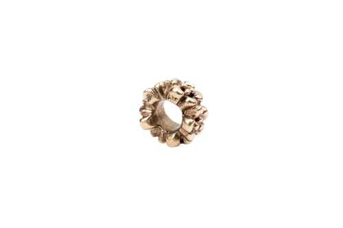 A retired Pandora spacer charm in 14 carat yellow gold