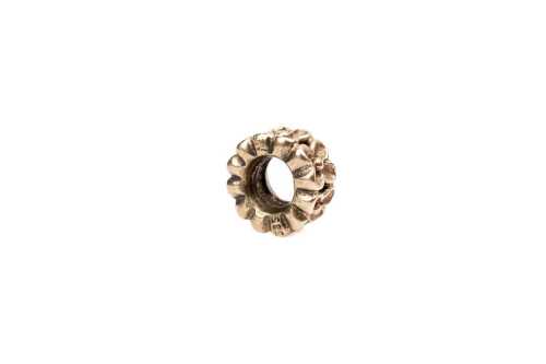 A retired Pandora spacer charm in 14 carat yellow gold