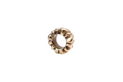 A retired Pandora spacer charm in 14 carat yellow gold