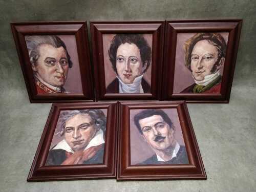 Christine Cafarella-Pearce (1952- ), six Famous Classical Composers