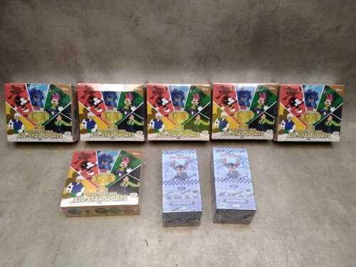 Card.Fun Asian collector trading cards, including All-Star Sports and Lilo and Stitch