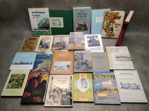 Australian history books, including Sons in the Saddle