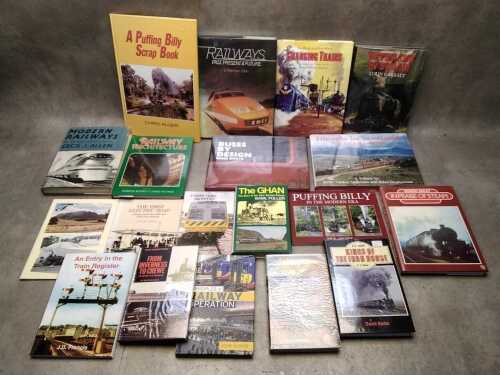 Railway books, including In Praise of Steam