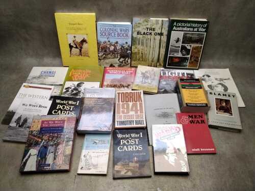 Australian military history books, including Kokoda