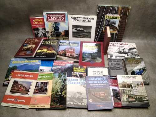 Railway books, including Classic American Railroads