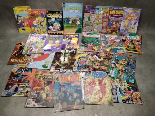 Assorted Comic books including Marvel