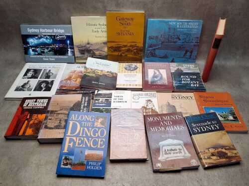 New South Wales local history books, including Serenade to Sydney
