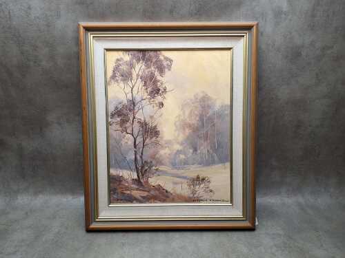 Stephen Franks (1942-2002), Summer Haze. Oil painting on board
