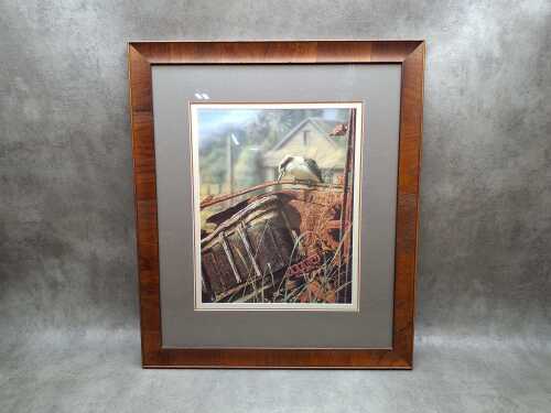 Greg Postle, Hide and Seek. Framed print on paper