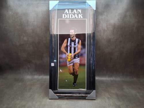 Collingwood Football Club star Alan Didak commemorative print