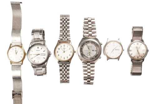 Collection of six watches