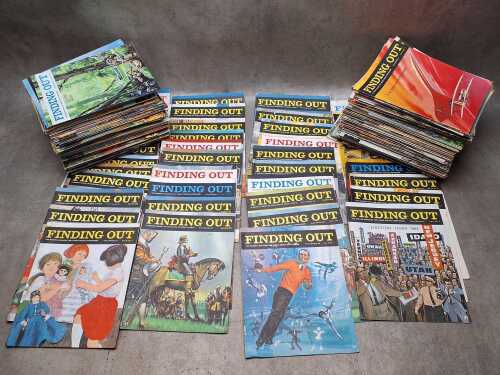 Collection of Finding Out vintage magazines