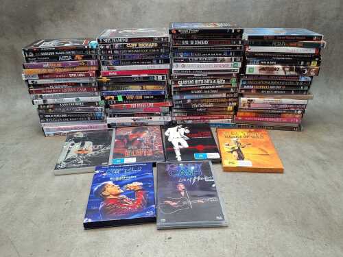Music DVDs, including Neil Young, Elvis