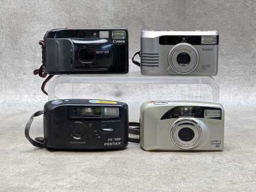 Four point & shoot 35mm film cameras