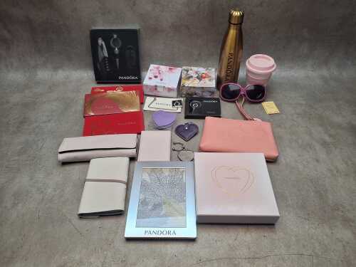 Pandora ephemera and homewares, including stationery