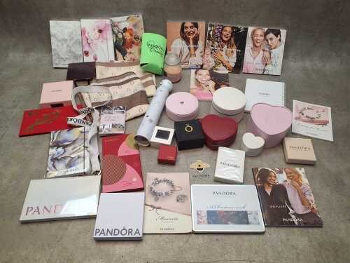 Pandora ephemera and homewares, including jewellery boxes