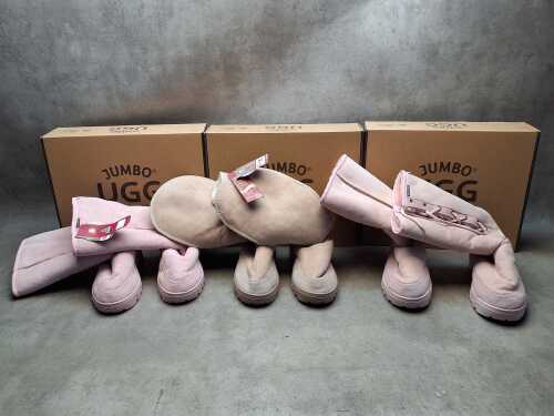 Three NEW Jumbo Ugg boots Made in Australia size EU42