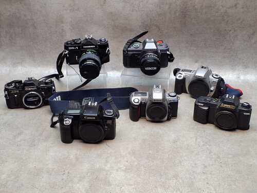 SLR film camera bodies including Canon