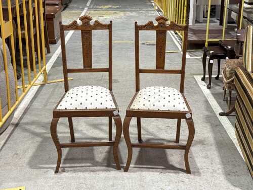 Pair of occasional chairs
