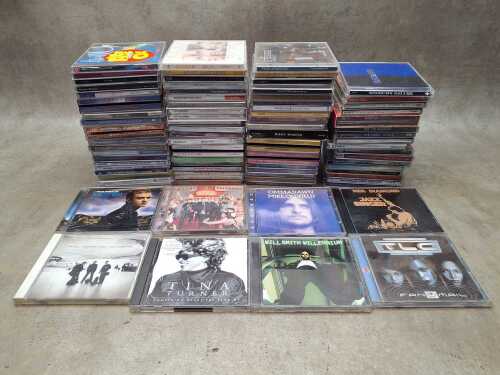 CDs, including TLC, Mike Oldfield, Neil Diamond
