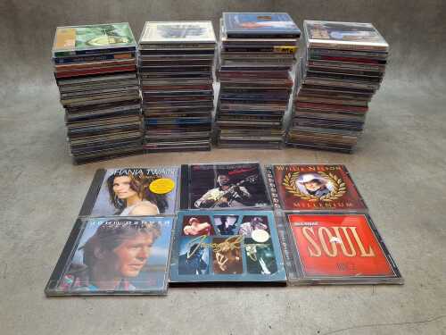 CDs, including George Benson, John Denver, Grace Knight