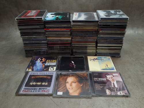 CDs, including Duke Ellington, Nina Simone, Diana Krall