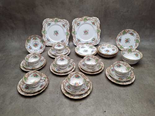 Tuscan porcelain part tea setting