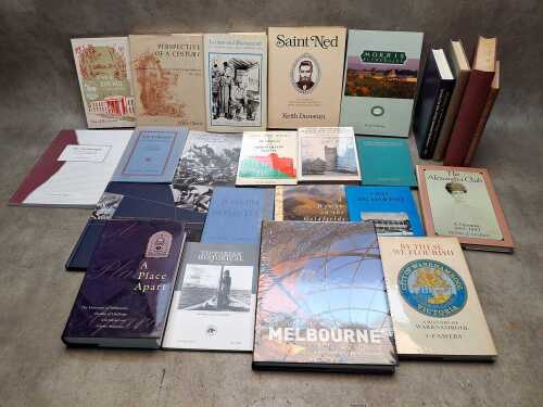 Victorian local history books, including Yeoman and Bureaucrats