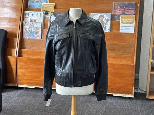 Real Hide By Industrie. Black leather jacket,