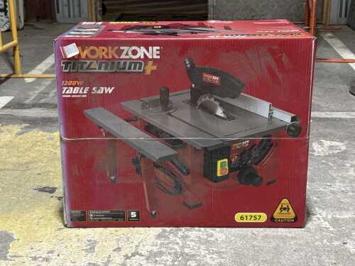 Workzone Titanium 1200W table saw