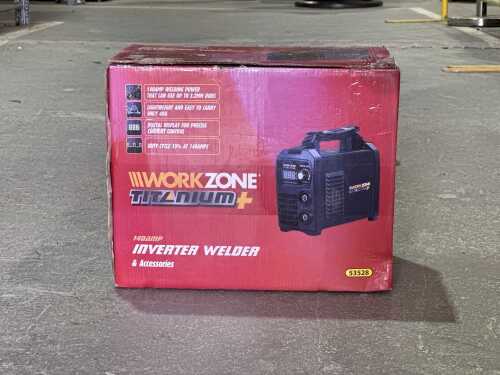 Workzone Titanium+ 140A inverter welder