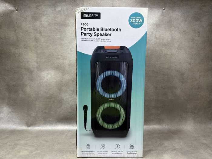 Majority P300 Portable Bluetooth Party Speaker RRP $269