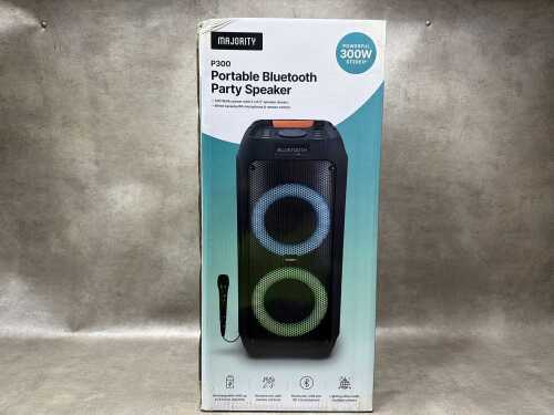 Majority P300 Portable Bluetooth Party Speaker RRP $269