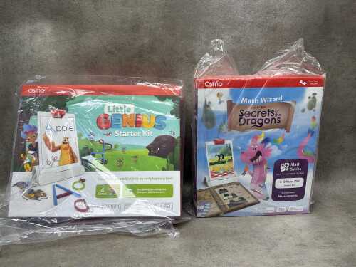 Pair of Osmo children's starter kit educational math game