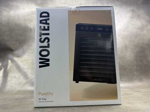 Wolfstead PureDry 10 Tray Dehydrator Stainless Steel RRP $249