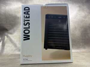 Wolfstead PureDry 10 Tray Dehydrator Stainless Steel RRP $249