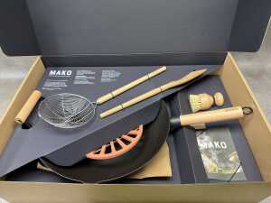 Mako Black Steel 14 Wok Kit Online price $299 - 2